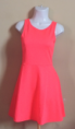 Vestido Casual Rosa Fosforescente Talla CH